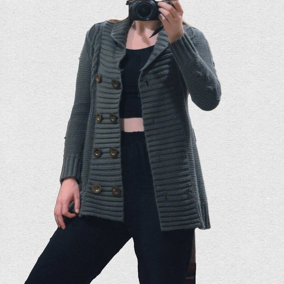 YDE double breasted cable knit cardigan - Picture 8 of 8